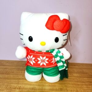 HELLO KITTY 12” Jingle Bells Side Stepper Plush